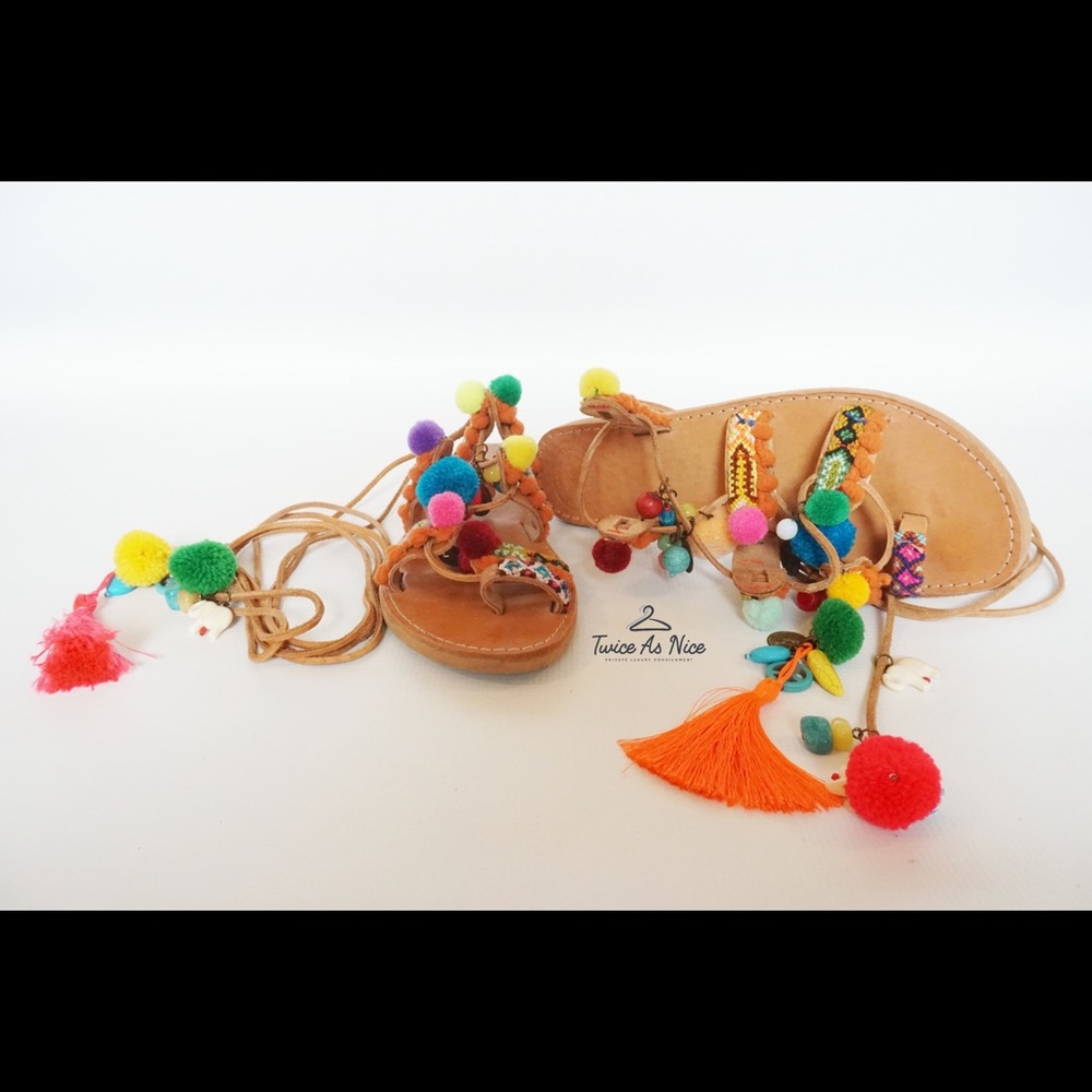 Elina Linardaki
Penny Lane Pompom Gladiator Sandal